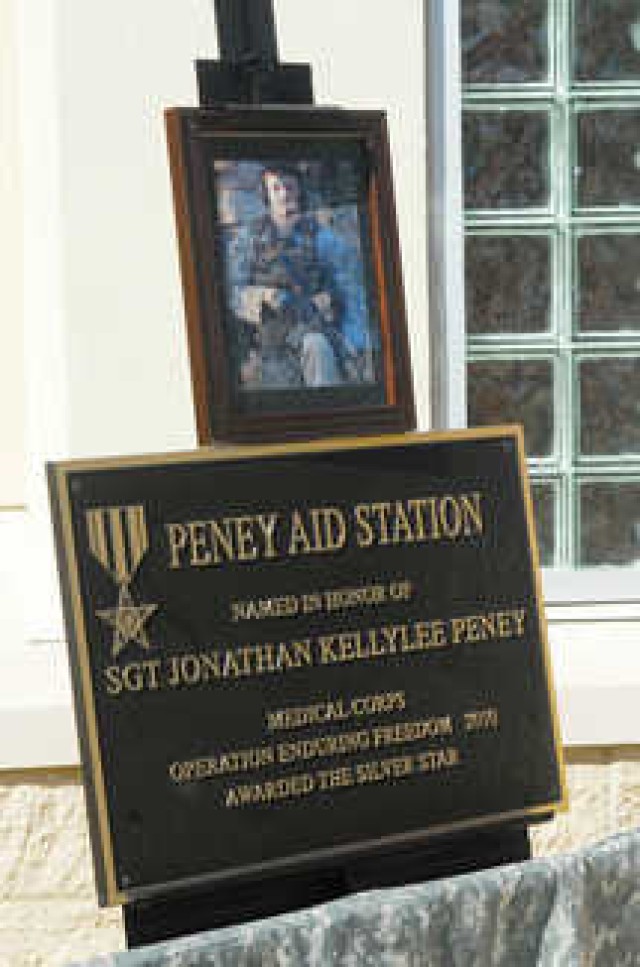 Ranger medic memorialized with aid station dedication