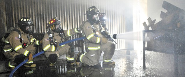 Fort Sam Houston Firefighters in Action