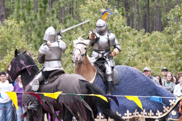 Knights jousting, feasts, princesses take over at Fort Bragg's Renaissance Faire