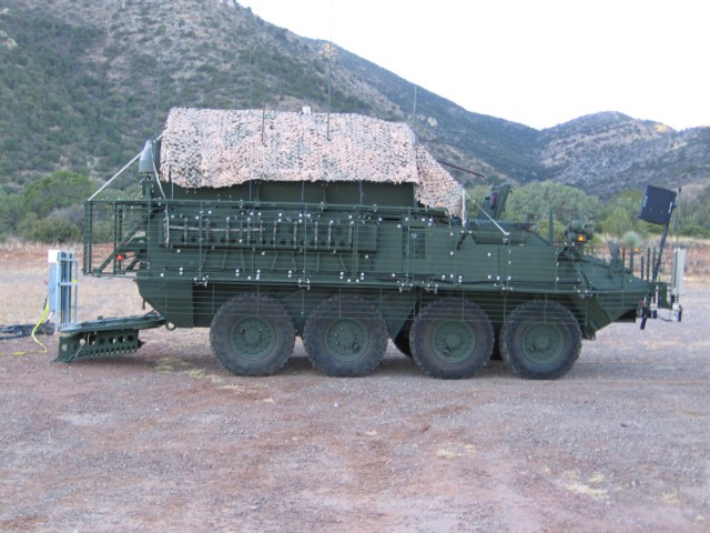 Stryker Mission Command On the Move vehicle