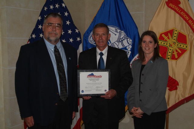 NOAA's National Weather Service Recognizes Rock Island Arsenal as StormReady