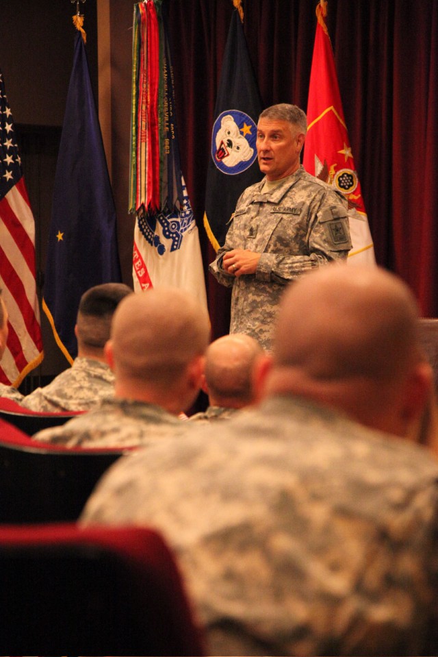 Army's top NCO visits Alaska Soldiers