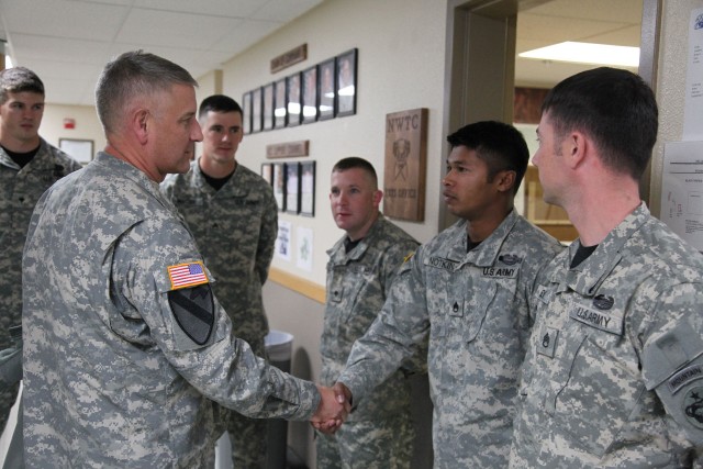 Army's top NCO visits Alaska Soldiers