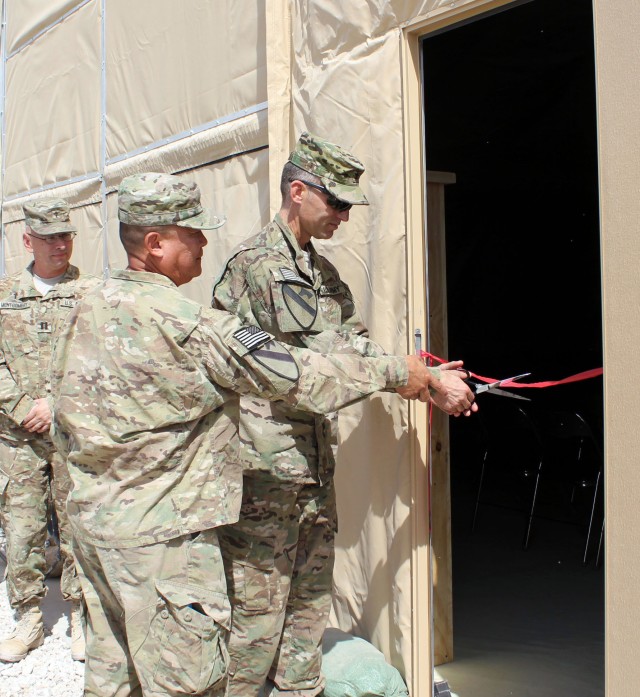 Soldiers in Afghanistan christen new place of worship