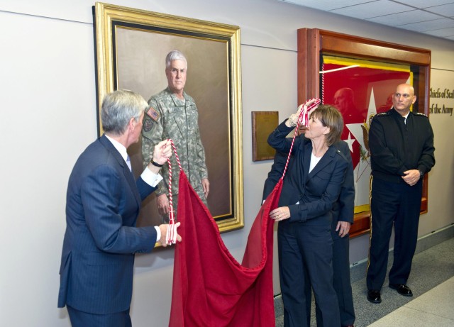 Gen. George W. Casey portait unveiling 1 of 3