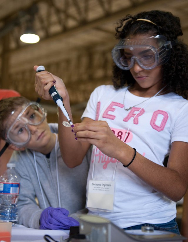 Students delve into science, investigate Army technology