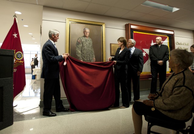 Casey portrait unveiled at Pentagon