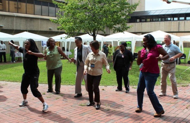 Dance Demo at Adelphi Wellness Expo