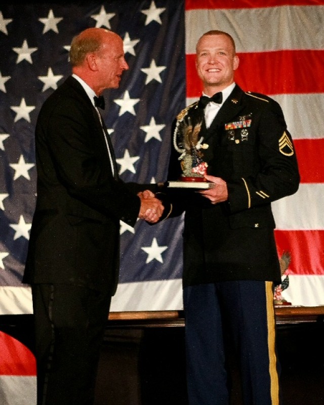 NCO of the Year recieves Patriot Award