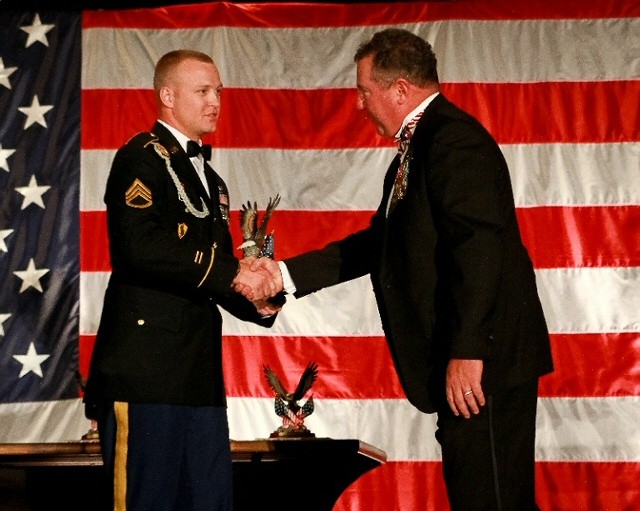 NCO of the Year recieves Patriot Award Article The United States Army