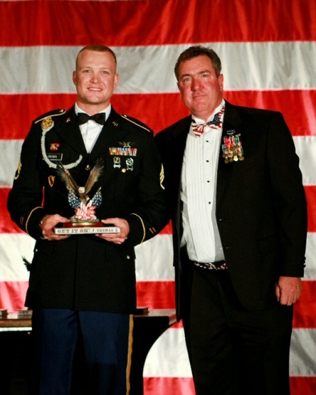 NCO of the year recieves Patriot Award