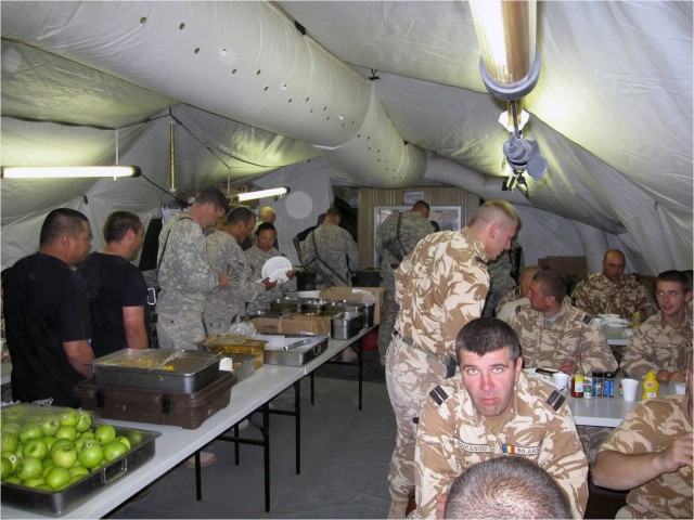 Providing shelters for soldiers