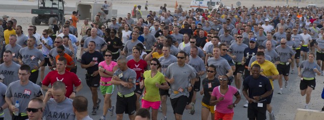 Army 10-Miler in Kuwait