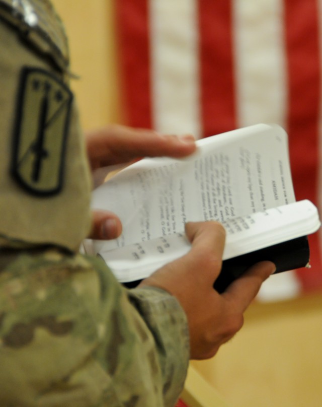 Bayonet soldiers observe Rosh Hashanah in Afghanistan