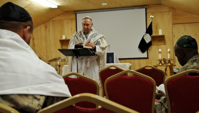 Bayonet soldiers observe Rosh Hashanah in Afghanistan