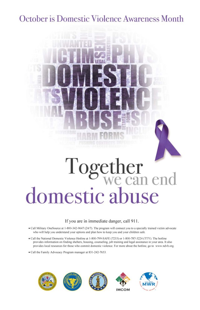 DOD offers help to prevent domestic violence 