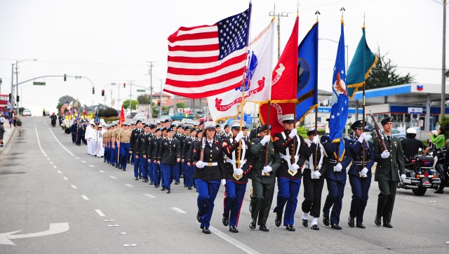 DLIFLC troops march in Marina parade