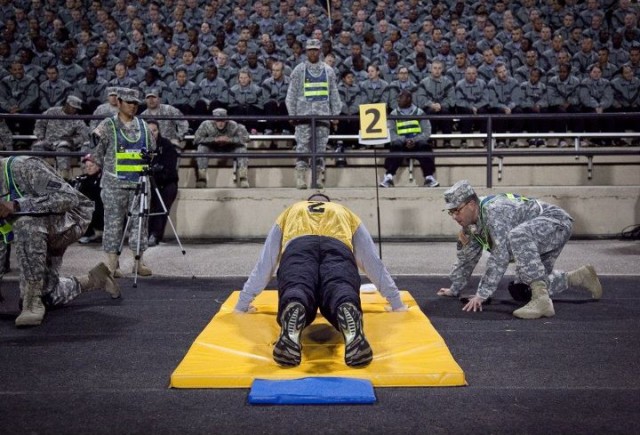 Army Best Warrior 2011 push-up event