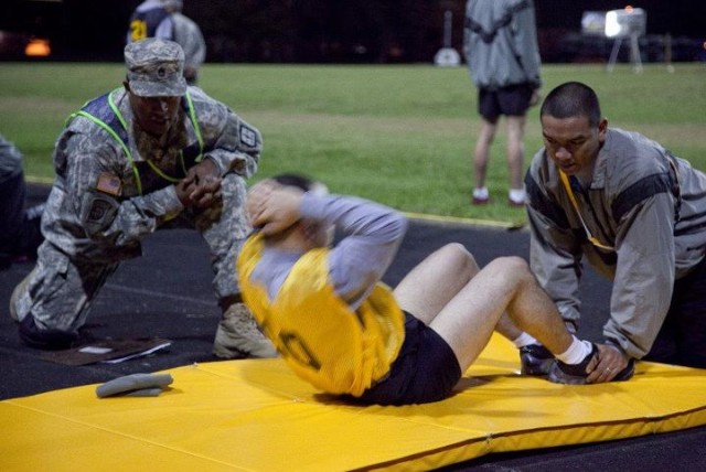 Best Warrior 2011 sit-up competition