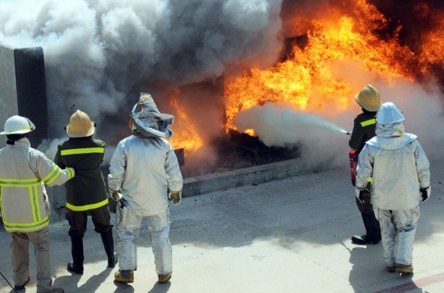Third Army, Kuwait team to extinguish hazards
