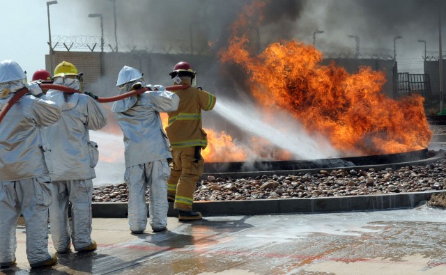 Third Army, Kuwait team to extinguish hazards