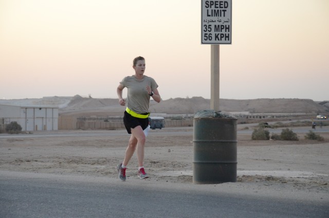 Service members deployed to Iraq shadown run Army Ten-miler