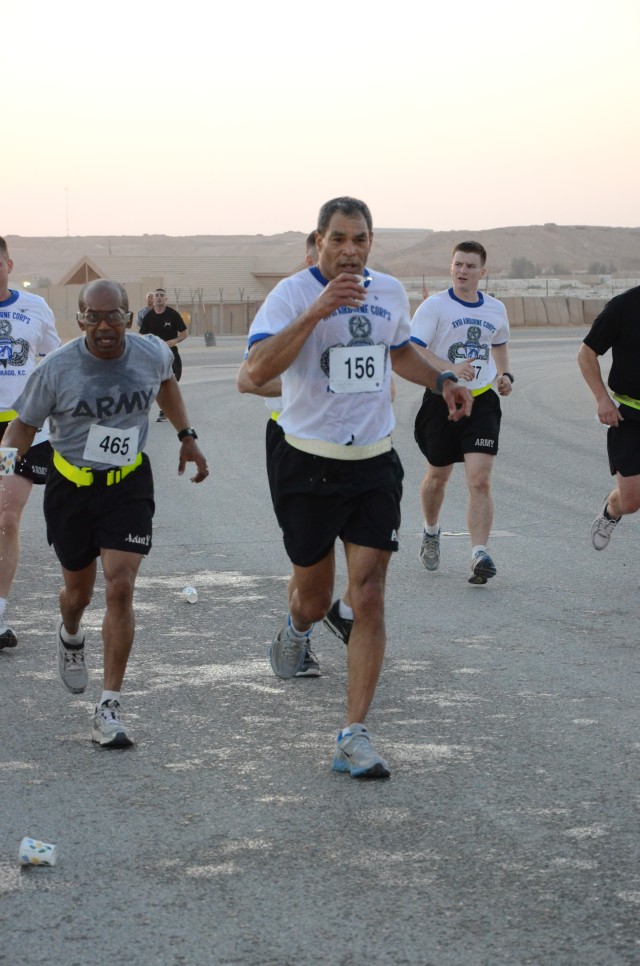 Service members deployed to Iraq shadown run Army Ten-miler