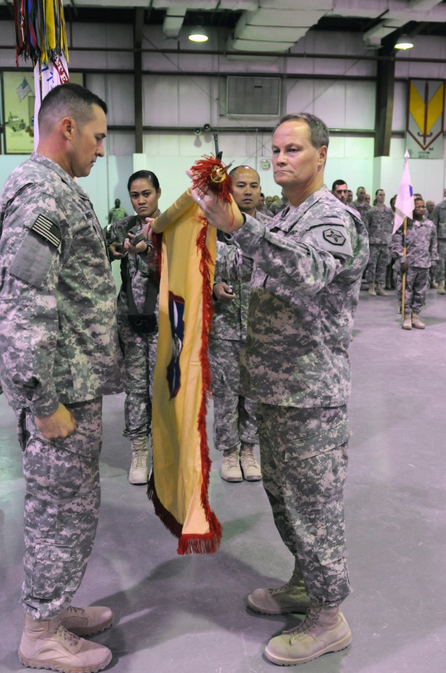 364th ESC uncases its colors