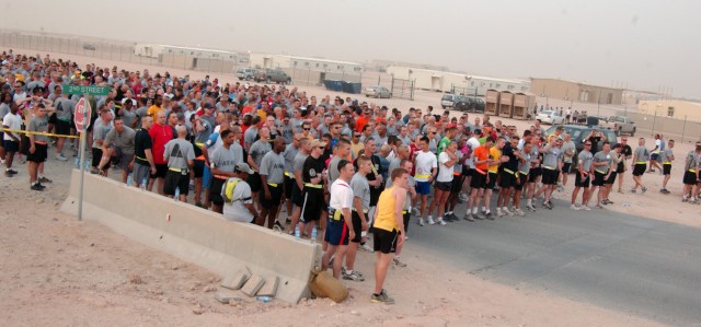 Army 10-Miler at Camp Buehring