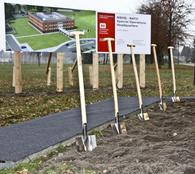 NATO, USACE officials break ground on new headquarters building 