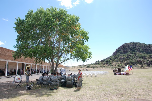 1st Armored Division Band travels back in time to Davis Mountains