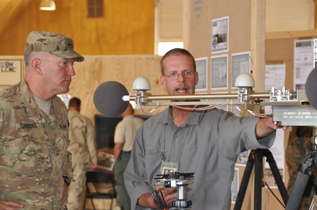 Brig. Gen. Carroll looks at UTAMS