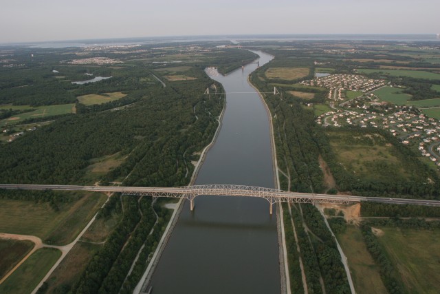 Aerial of Summit Bridge