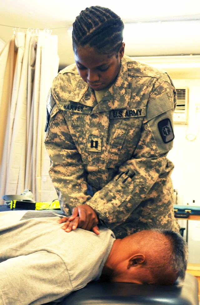 Physical therapy taking away Soldiers' pain 3 of 3