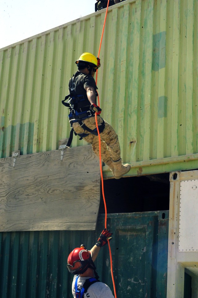 Third Army hosts firefighters training