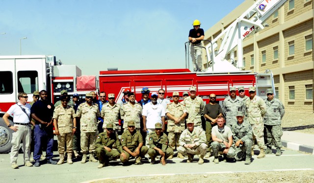 Third Army hosts firefighters training