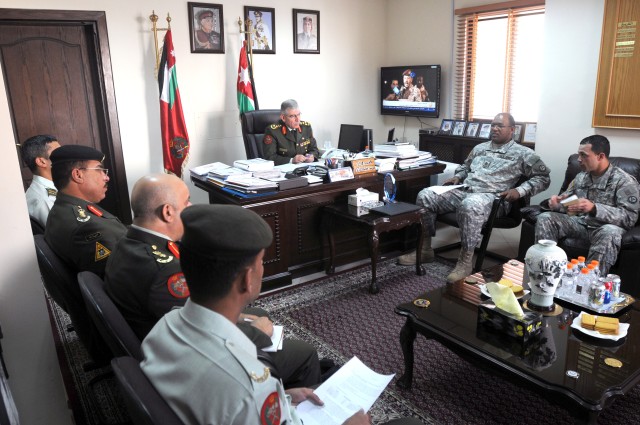 Third Army meets with Jordanian leaders