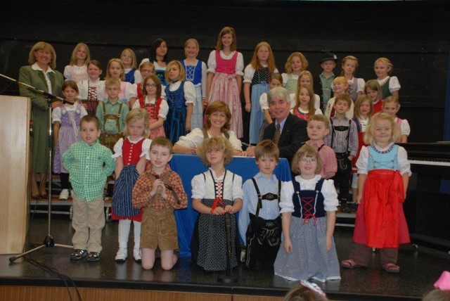 Garmisch Elementary-Middle School students