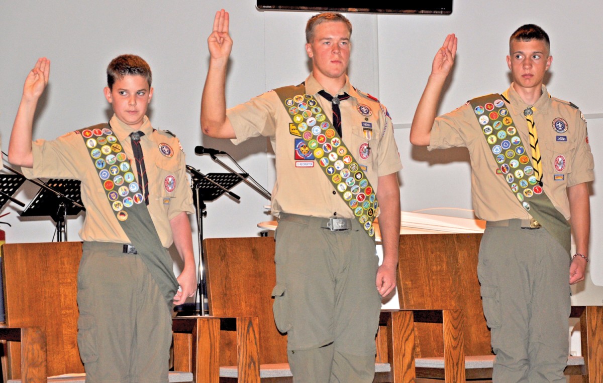 Three Boy Scouts join elite Eagle ranks Article The United States Army