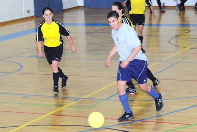 Players take passion for soccer indoors