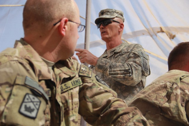 Guard standards to change: CSM delivers message to deployed troops personally
