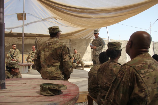 Guard standards to change: CSM delivers message to deployed troops personally