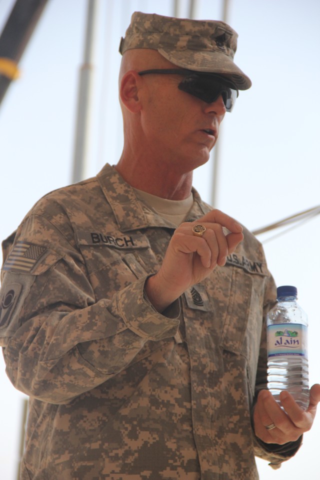 Guard standards to change: CSM delivers message to deployed troops personally