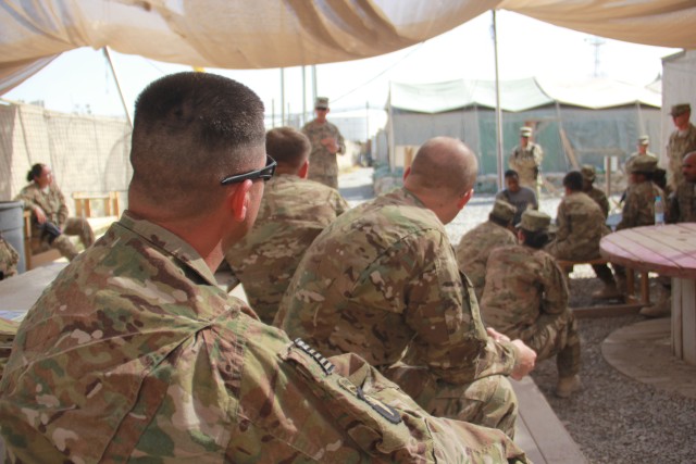 Guard standards to change: CSM delivers message to deployed troops personally