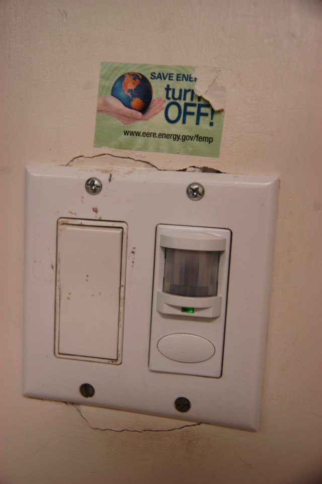 Motion detectors save base energy