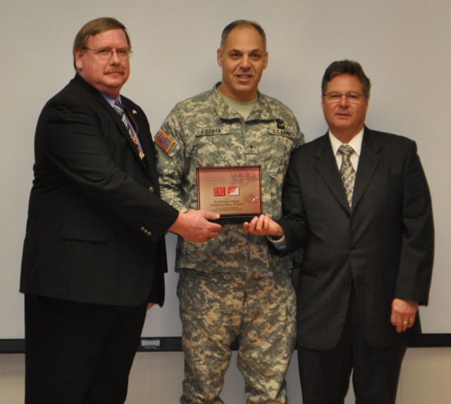 Radford Army Ammunition Plant Receives FY 10 Army Excellence in Explosive Safety Award