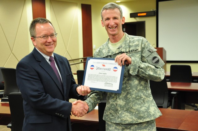 FORSCOM recognizes personnel critical to successful BRAC move