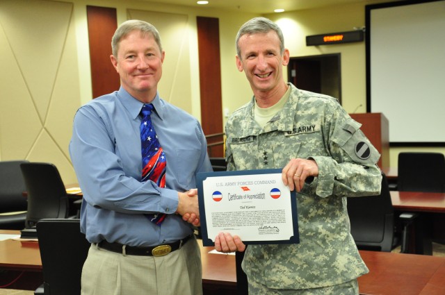 FORSCOM recognizes personnel critical to successful BRAC move