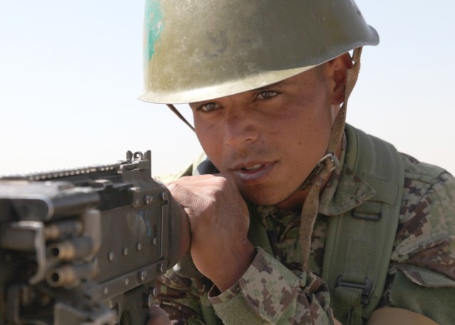 Afghan recruits train to fight for peace at KMTC