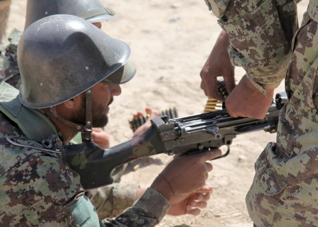 Afghan recruits train to fight for peace at KMTC